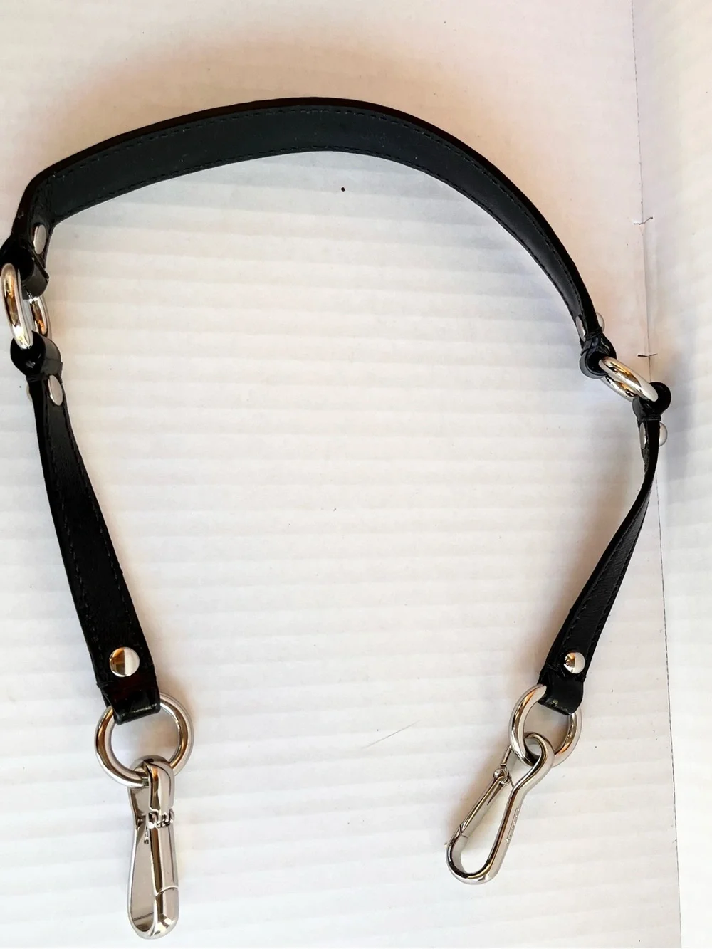 Coach Sabrina Strap Replacement Black Silver